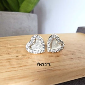 Cremation earrings 925 silver